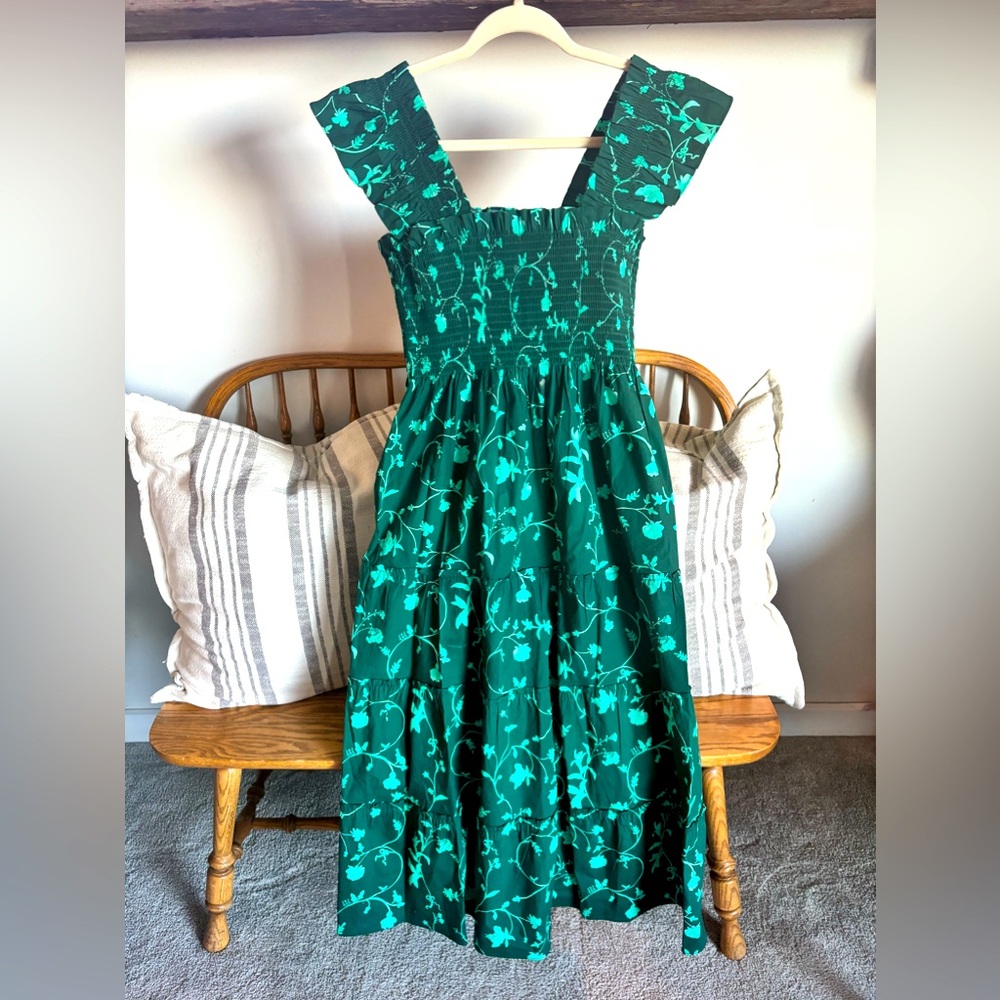 Hill House, Women’s Medium, Green ‘Nap’ Dress